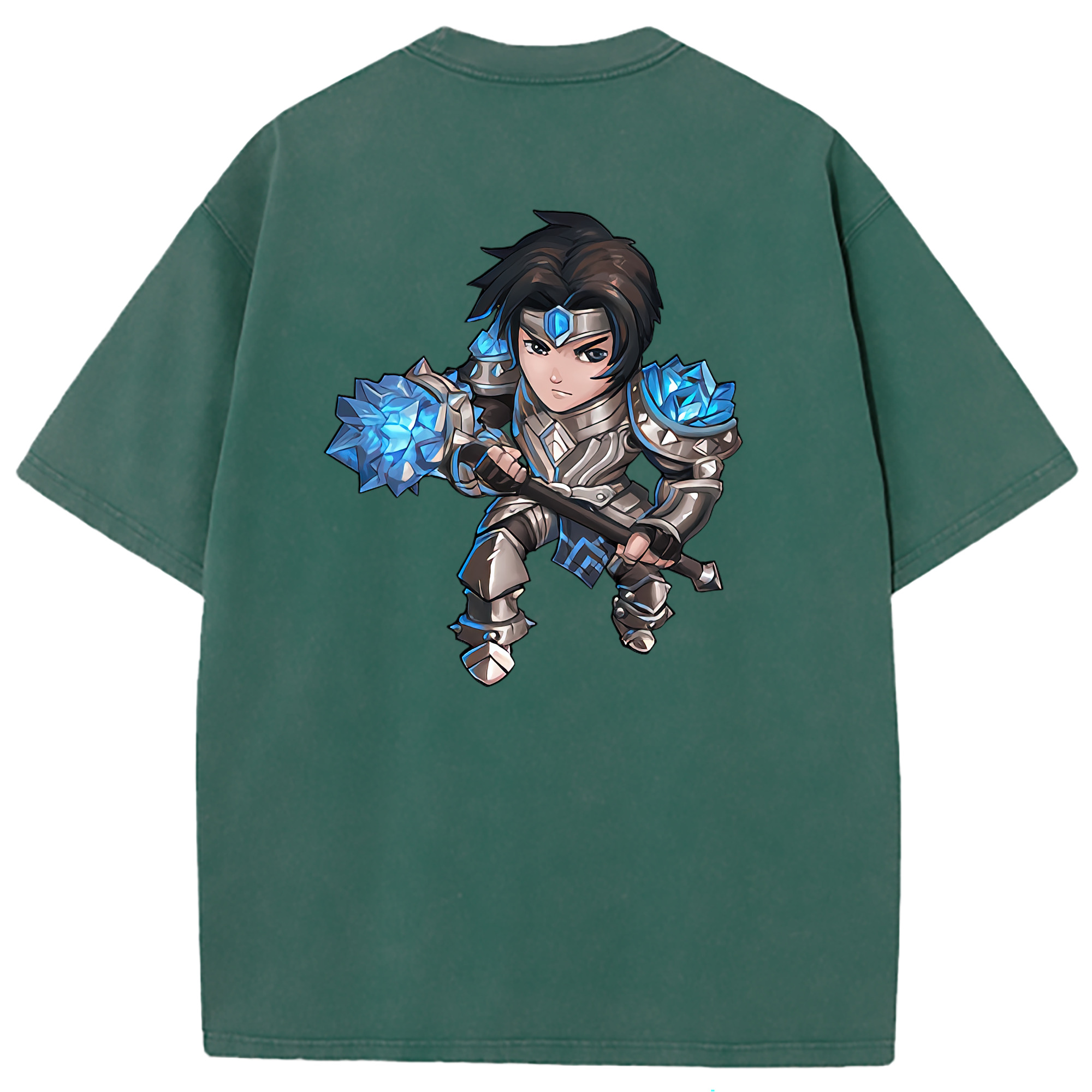 （画像用） リーグ・オブ・レジェンド League of Legends LOL 綿100% ヴィンテージ風 半袖Tシャツ（背面プリント）